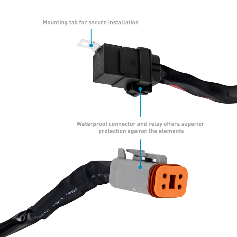 Borne Off-Road Light Bar Wire Harness For 10-20in Bar BNLT-HAR-1020 BNLT-HAR-1020 Photo - Primary