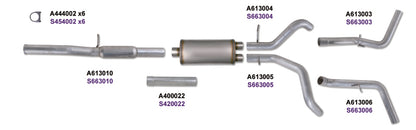 Diamond Eye Performance Diamond Eye KIT 3in CB DUAL GAS AL CHEVY/GM 4.3L 5.3L 1500 K3126A K3126A Photo - Unmounted