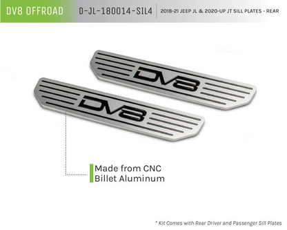 DV8 Offroad 2018-2019 Jeep Gladiator JL Rear Sill Plates D-JL-180014-SIL4 D-JL-180014-SIL4 Product Brochure - a specific brochure describing a Product