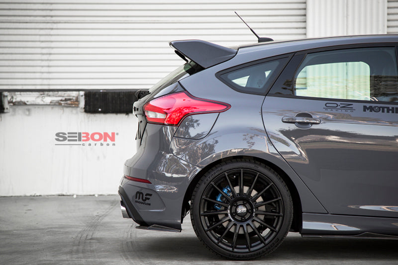 Seibon 2015-2017 Ford Focus ST/RS Hatchback Carbon Fiber Rear Spoiler (3rd Brake Light Not Included) RS16FDFO RS16FDFO Photo - Primary