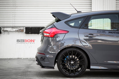 Seibon 2015-2017 Ford Focus ST/RS Hatchback Carbon Fiber Rear Spoiler (3rd Brake Light Not Included) RS16FDFO RS16FDFO Photo - Primary