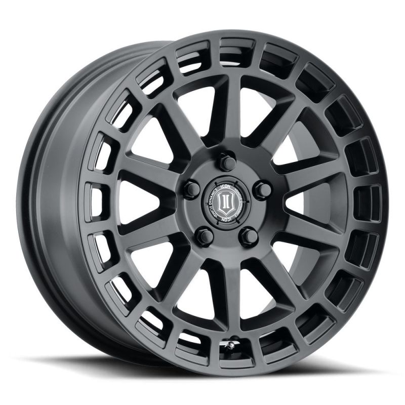 ICON Journey 17x8 5x4.5 38mm Offset 6in BS Satin Black Wheel 7117806560SB 7117806560SB Photo - Primary