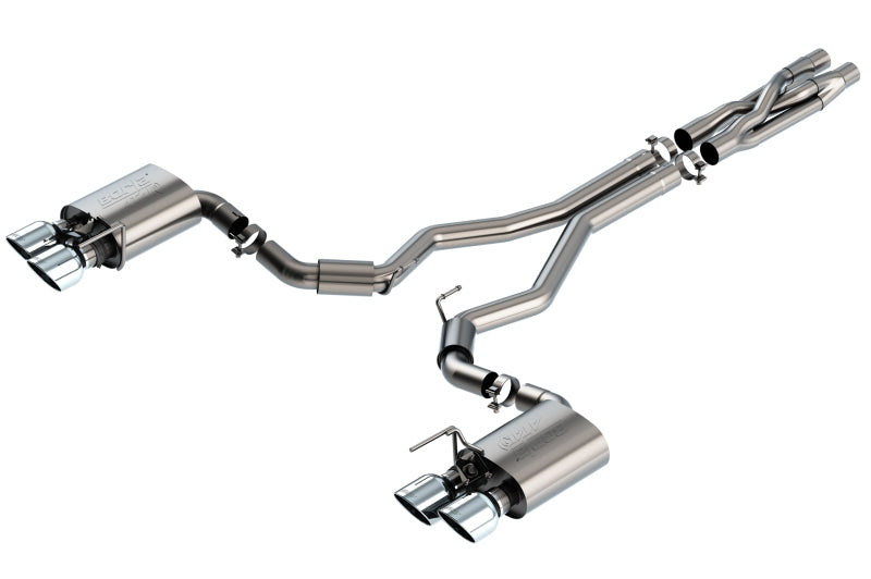 Borla 2020 Ford GT500 5.2L AT 3in ATAK CatBack Exhaust w/ Chrome Tips 140837 140837 Photo - Primary