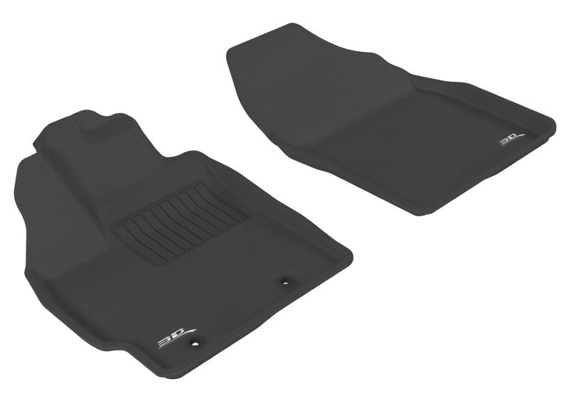 3D MAXpider 2010-2011 Toyota Prius Kagu 1st Row Floormat - Black L1TY04011509 L1TY04011509 Photo - Primary