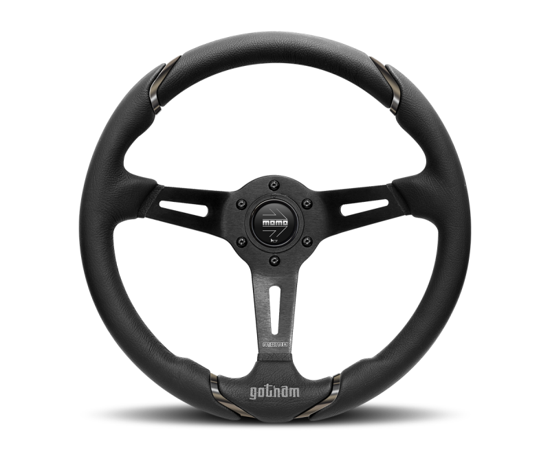 Momo Gotham Black Leather Steering Wheel 350mm GOT35BK0B User 1