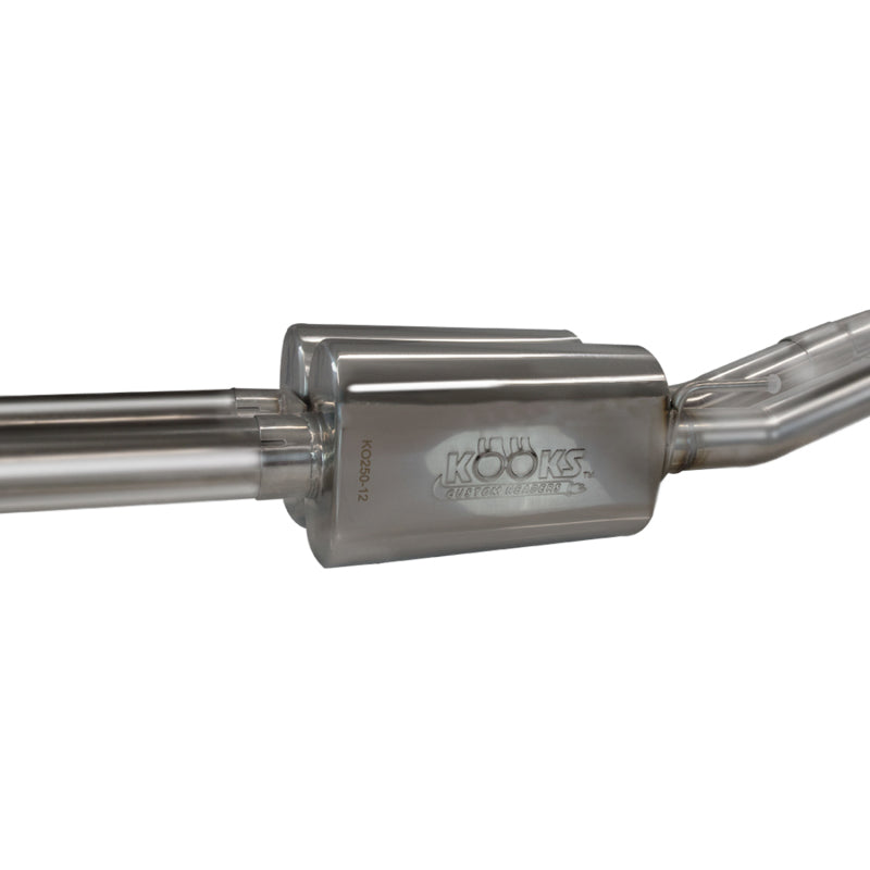 Kooks 11-14 Ford Raptor SVT Super Crew Cab 3in Off Road Side Exit Exhaust w/ Black Slash Cut Tips 13525180 13525180 Photo - Unmounted