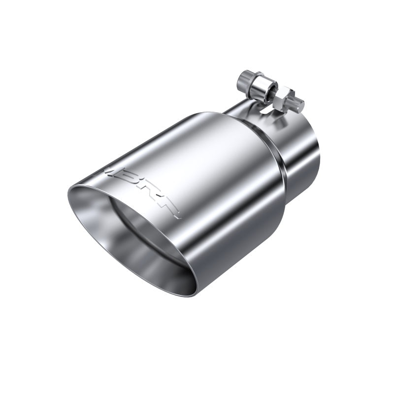 MBRP Universal Tip 4in O.D. Dual Wall Angled 3in inlet 8in length T5122 Photo - Primary