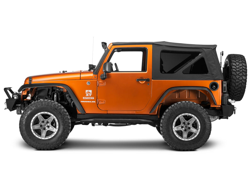 Raxiom 07-18 Jeep Wrangler JK 50-Inch LED Light Bar Windshield Mount w/ Auxiliary Bracket J106744 J106744 Photo - Close Up