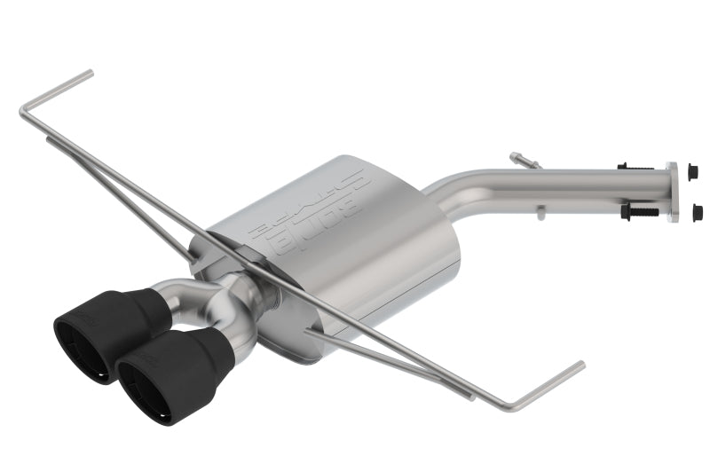 Borla 2019 Hyundai Veloster 1.6L FWD S-Type Exhaust (Rear Section Only) w/ Ceramic Black Tips 11959CB 11959CB Photo - Primary