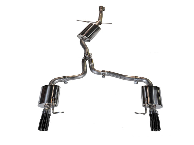 AWE Tuning Audi B8 A4 Touring Edition Exhaust - Dual Outlet Diamond Black Tips 3015-33022 3015-33022 Photo - Primary