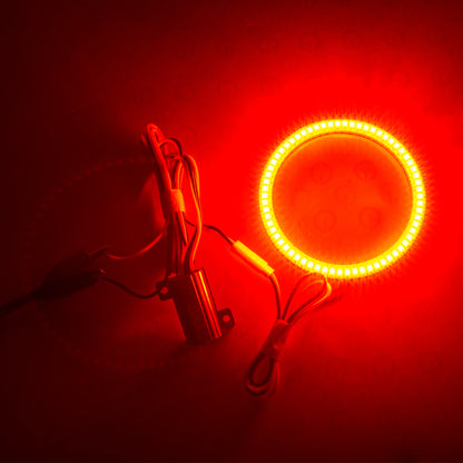 ORACLE Lighting Oracle Jeep Wrangler 07-17 LED Waterproof Turn Signal Halo Kit - Amber 2931-005 2931-005 Photo - lifestyle view