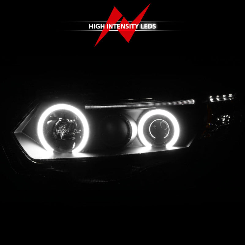 Anzo 2006-2011 Honda Civic Projector Headlights w/ Halo Black (CCFL) 121062 User 6
