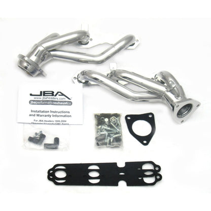 JBA 99-02 GM Truck 4.3L V6 w/o A.I.R. Injection 1-1/2in Primary Silver Ctd Cat4Ward Header 1842S-2JS 1842S-2JS Photo - Primary