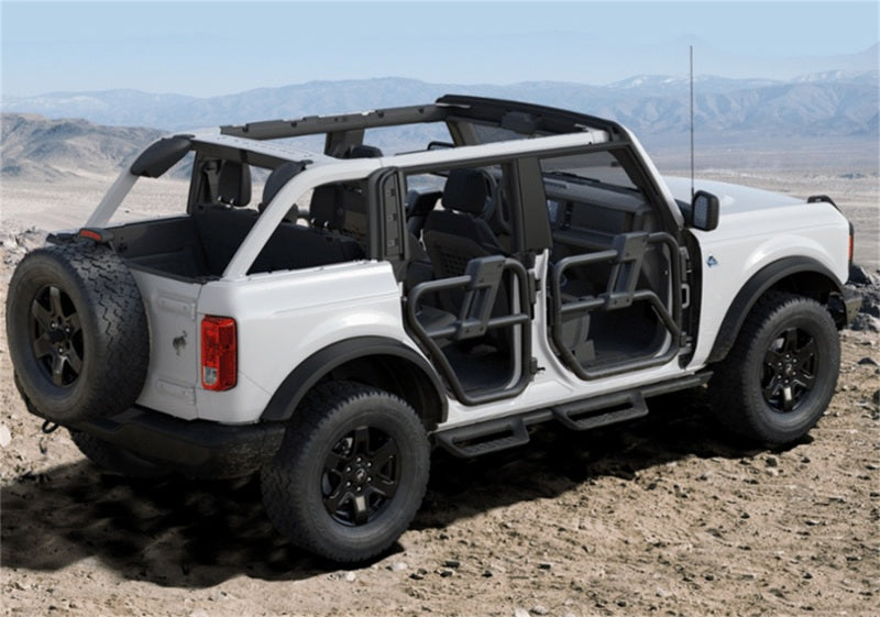 Ford Racing 21-23 Bronco 4 Door Off-Road Hoop Steps M-16450-BH4 M-16450-BH4 Photo - Mounted