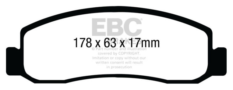 EBC Disc Brake Pad Set DP61898 Photo - Primary