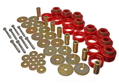 Energy Suspension Body Mount Set Inc. Hardware [Dodge 1500 Club Cab (1994-01)] 5.4112R Photo - Primary