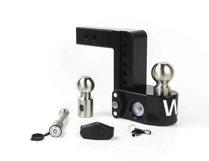 Weigh Safe 6in Drop Hitch w/Built-in Scale & 2in Shank (8K/12.5K GTWR) w/WS05 - Black Cerakote WS6-2-KA-CER-BLA WS6-2-KA-CER-BLA User 1