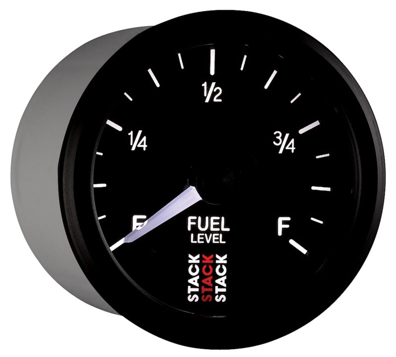 Autometer Stack Instruments 52mm 0-280 Ohm Programmable Pro Stepper Motor Fuel Level Gauge - Black ST3315 ST3315 User 6