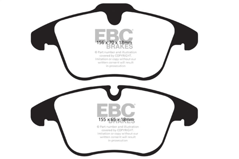 EBC 13-15 Jaguar XF Bluestuff Front Brake Pads DP51911NDX DP51911NDX Photo - Primary