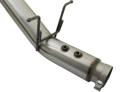 aFe Large Bore-HD 4in 409 Stainless Steel DPF-Back Exhaust System 49-44085-P Photo - Unmounted