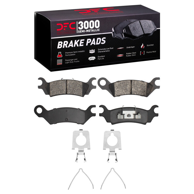 DFC DFC 3000 Semi-Met Brake Pads Brakes, Rotors & Pads Brake Pads - OE main image