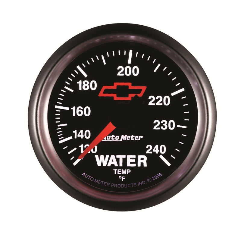 Autometer Gauge, Water Temp, 2 1/16", 120-240 Geg. F Mechanical, Gm Bowtie Black 3632-00406 User 5