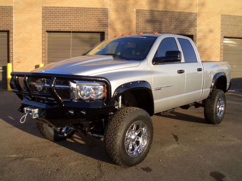 Road Armor 03-05 Dodge 2500 Stealth Front Winch Bumper w/Titan II Guard - Tex Blk 44042B 44042B Photo - Primary