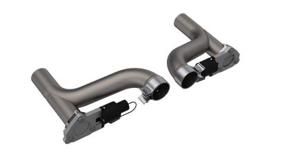 QTP 10-15 Chevrolet Camaro SS 6.2L 2.5in 304SS Aggressor Cutout Dual Mid Pipes 500110 500110 Photo - Primary