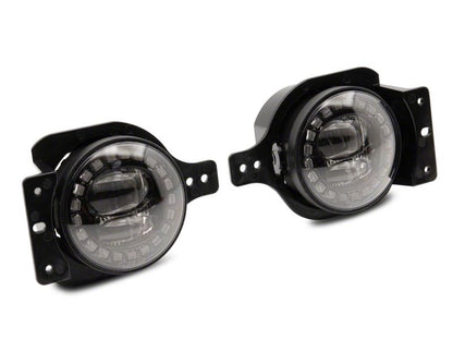 Raxiom 18-23 Jeep Wrangler JL Sport 20-23 Jeep Gladiator JT Sport Axial Nighthawk LED Fog Lights J141598 J141598 Photo - Close Up