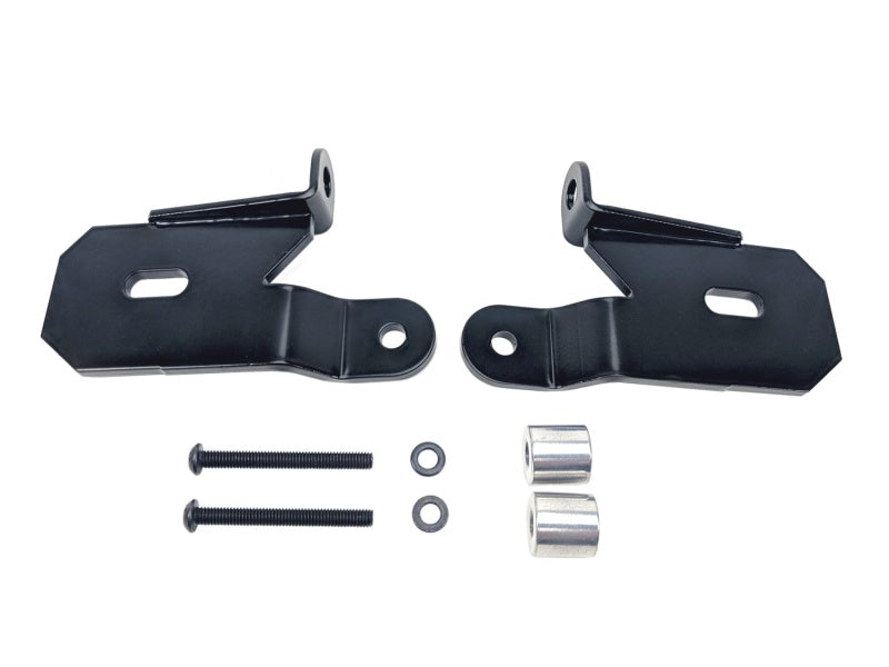 KC HiLiTES 18-19 Jeep Wrangler JL A-Pillar Light Mount Bracket Set (Pair) - Black 7318 7318 Photo - Unmounted