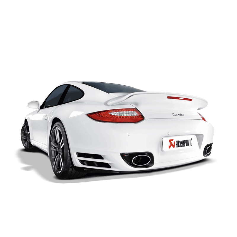 Akrapovic 10-13 Porsche 911 Turbo / Turbo S (997 FL) Slip-On Line (Titanium) w/ Titanium Tips S-PO997TFLH S-PO997TFLH Photo - Primary
