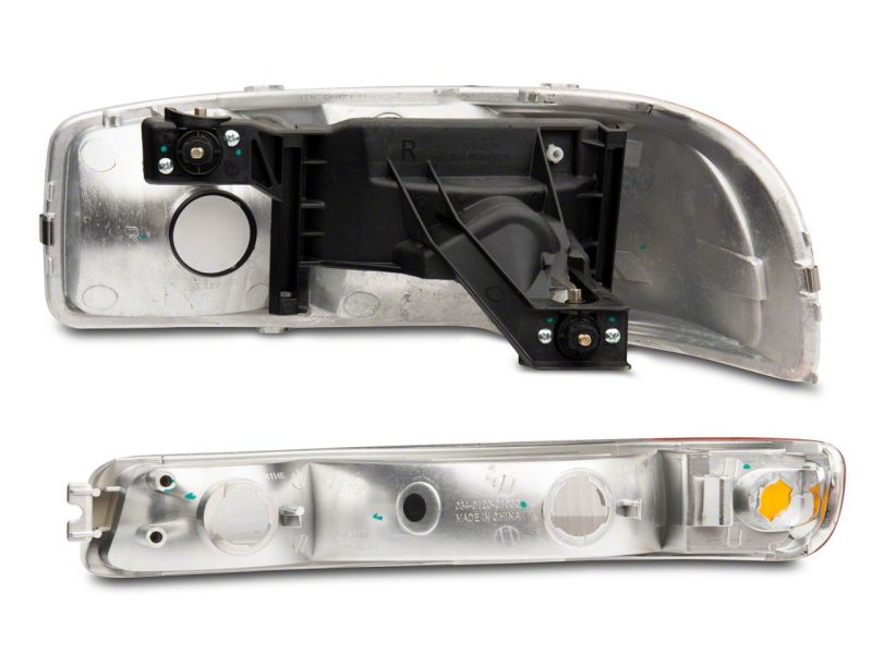 Raxiom 99-06 GMC Sierra 1500 Axial Series OEM Style Rep Headlights- Chrome Housing (Clear Lens) S518302 S518302 Photo - Close Up