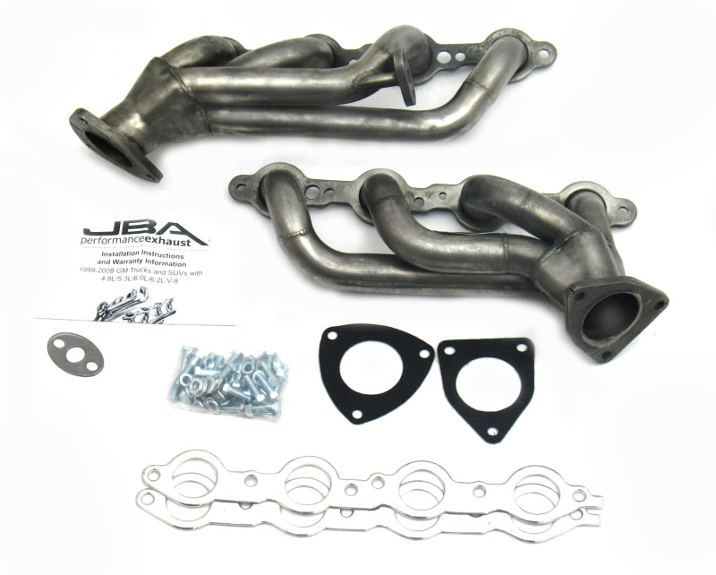 JBA 99-02 GM Truck 6.0L LS w/o A.I.R. w/EGR 1-5/8in Primary Raw 409SS Cat4Ward Header 1850S-1 1850S-1 Photo - Primary