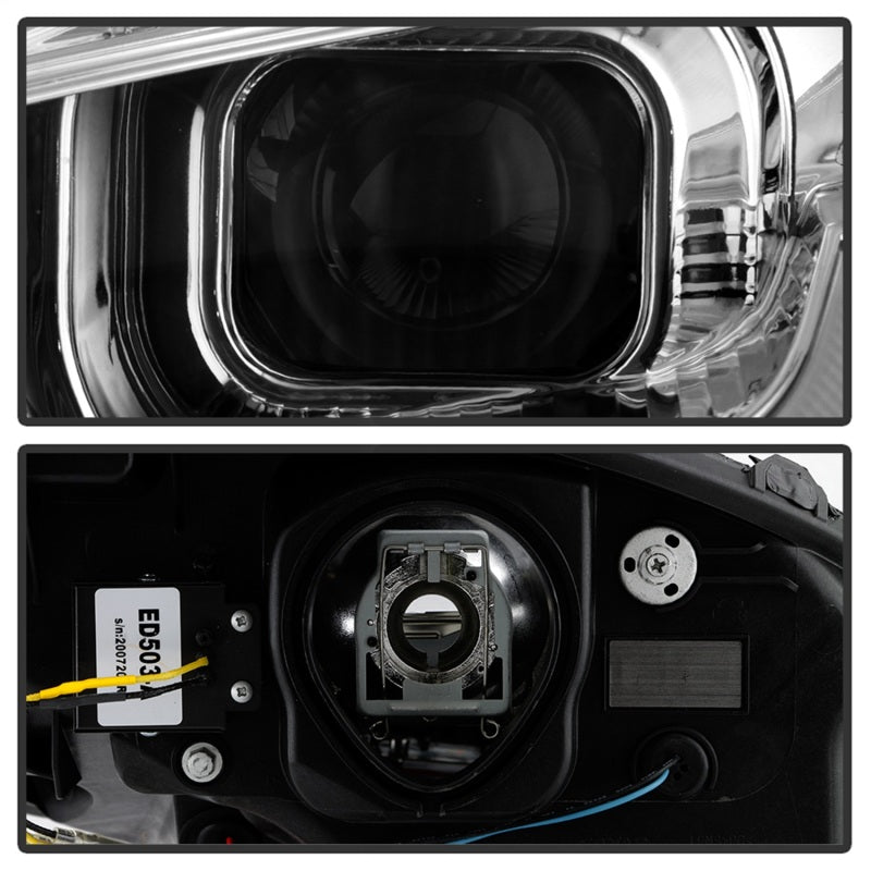 SPYDER 05-13 Chevy Corvette C6 Projector Headlights Seq LED Turn Signal w/SB DRL Parking Light 5087928 5087928 Photo - Unmounted