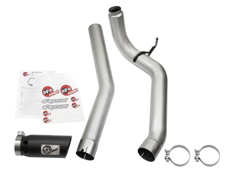 aFe  POWER 49-06113-B ATLAS 4" DPF-Back Aluminized Steel Exhaust System 49-06113-B Photo - Unmounted