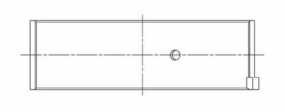 ACL Race Series Rod Bearings Nissan V6 3.5L VQ35DE Size: STD 6B2640H-STD Technical Drawing