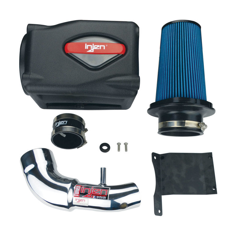 Injen 07-09 Wrangler 3.8L V6 w/ Box Polished Power-Flow Air Intake System PF5002P PF5002P Photo - out of package