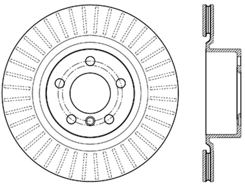 StopTech Drilled Sport Brake Rotor 128.34139L 128.34139L Photo - Primary