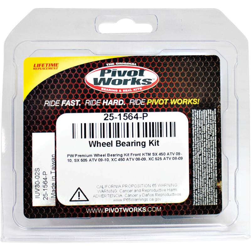 Pivot Works KTM Wheel Bearing Kit Premium Bearings 25-1564-P 25-1564-P Photo - Primary