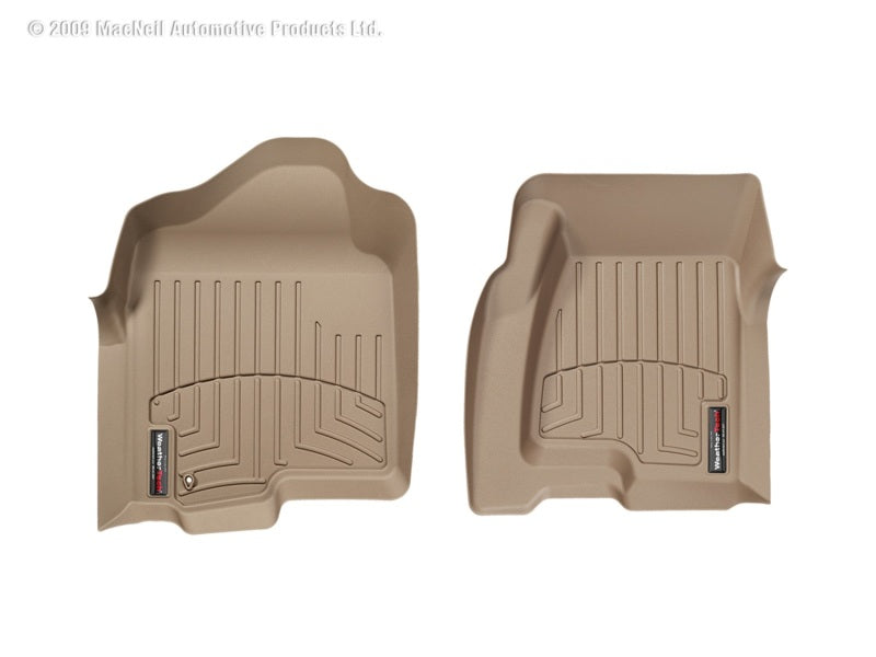 WeatherTech 99-00 Chevrolet Silverado Crew Cab Front FloorLiner - Tan 450031 Photo - Primary
