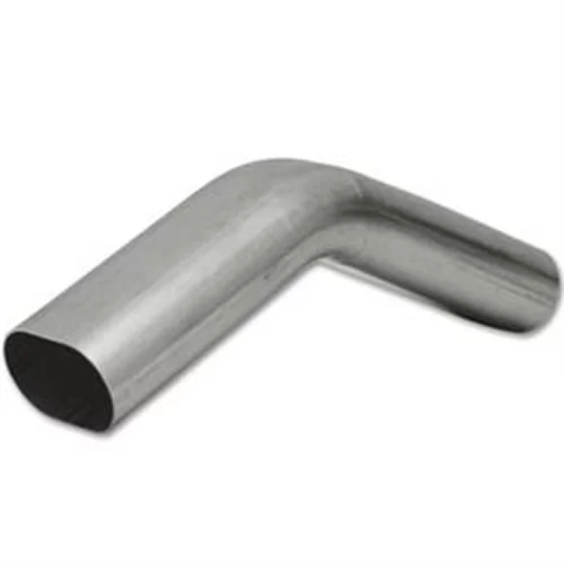 Granatelli Motor Sports Granatelli 3in Oval Stainless Steel Vertical Radius 45 Deg bend 4.5in Bend Radius Tubing 313538 313538 Photo - Primary