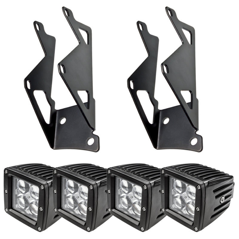 ORACLE Lighting Oracle Jeep JK Dual Mounting Pillar Brackets/Lights Combo 2145-504 2145-504 Photo - Primary