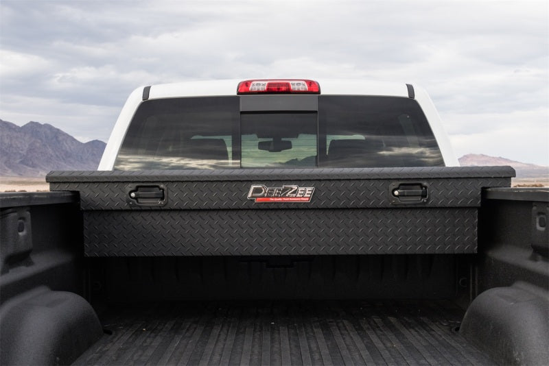 Dee Zee Deezee Universal Tool Box - Red Crossover - Single Lid Black BT Pull Handle (Low/Txt Blk) DZ10170LTB DZ10170LTB Photo - Mounted