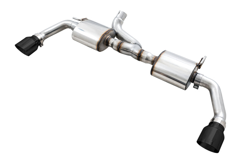 AWE Tuning 07-18 Jeep Wrangler JK/JKU 3.6L Tread Edition Axle-Back Dual Exhaust - Diamond Black Tips 3015-33003 3015-33003 Photo - Primary