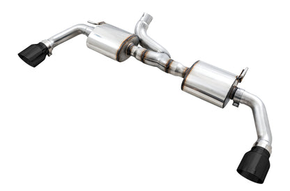 AWE Tuning 07-18 Jeep Wrangler JK/JKU 3.6L Tread Edition Axle-Back Dual Exhaust - Diamond Black Tips 3015-33003 3015-33003 Photo - Primary