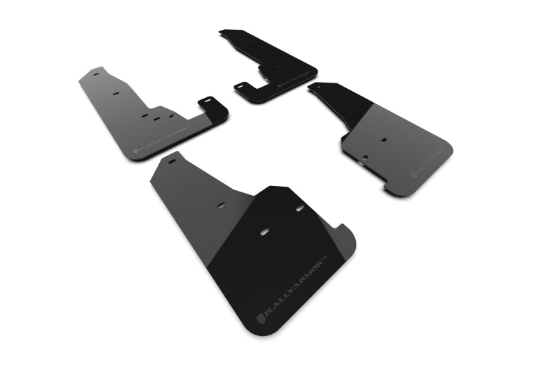 Rally Armor RAL UR Blk Flap/Met. Blk Logo Body Armor & Protection Mud Flaps main image
