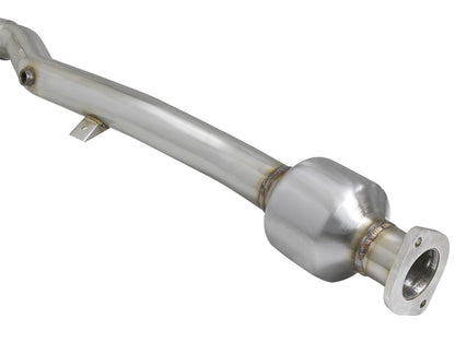 aFe Twisted Steel Long Tube Header & Connection Pipes Street Series Nissan 48-36109-YC Photo - Unmounted