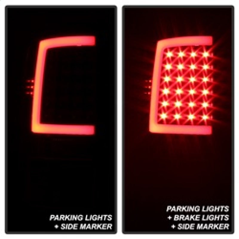 SPYDER xTune 09-18 Dodge Ram 1500 (Incandescent Model) LED Tail Lights - Blk (ALT-ON-DR09-LBLED-BK) 5082206 5082206 Photo - Unmounted