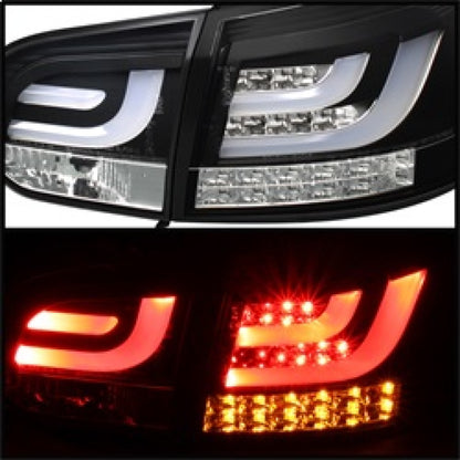 Spyder Volkswagen Golf/GTI 10-13 G2 Type With Light Bar LED Tail Lights Black ALT-YD-VG10-LED-G2-BK 5071767 5071767 Photo - Unmounted