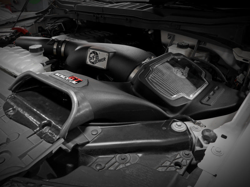 aFe POWER Momentum GT Pro Dry S Intake System 2021+ Ford F-150 V6-3.5L (tt) 50-70072D 50-70072D Photo - Mounted